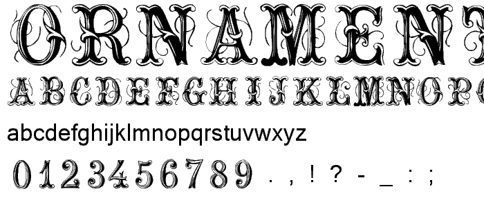 OrnamentalNo2 font