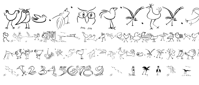 OrnithoLogics font