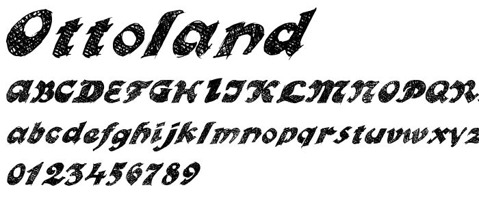 OttoLand font