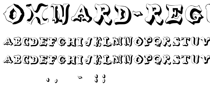 Oxnard Regular font