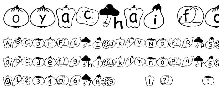Oyachai Font font