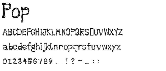 POP font