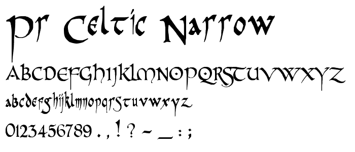 PR Celtic Narrow police