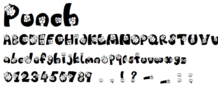 PUNCH_____ font