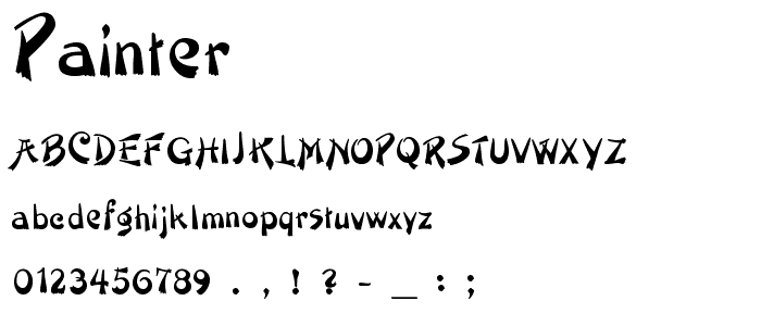 Painter font