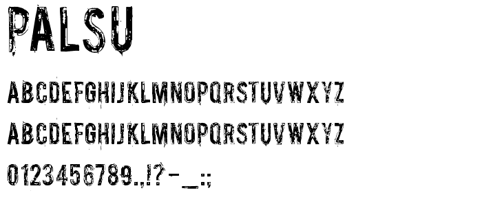 Palsu font