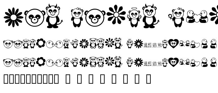 Pandamonium font