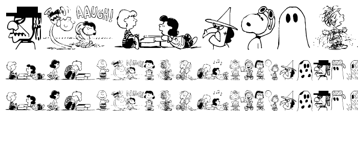 Peanuts Gang Dings police