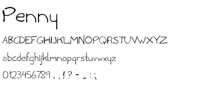 Penny font