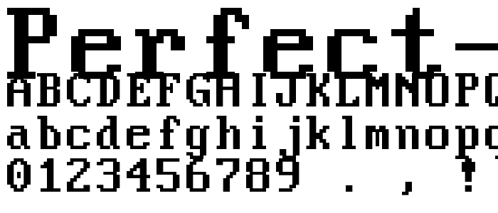 Perfect DOS VGA 437 font