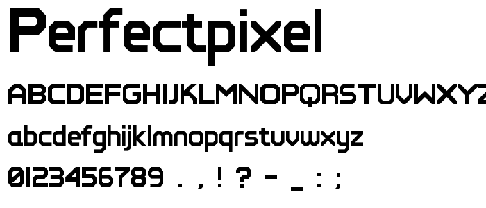 PerfectPixel font