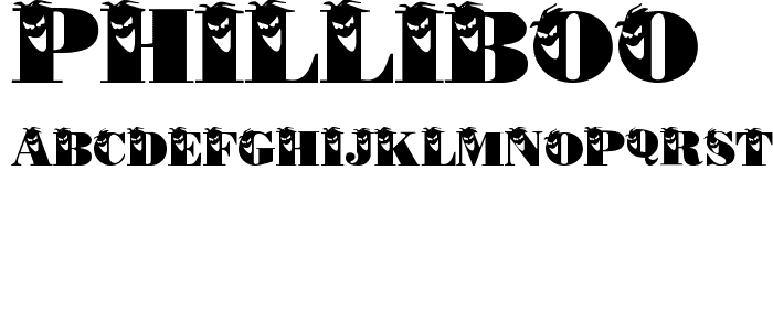 PhilliBoo font