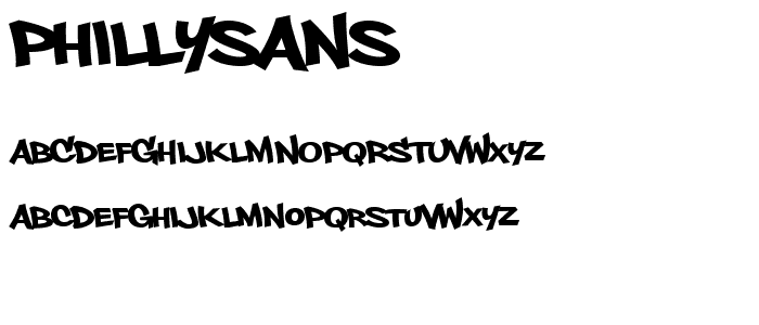 PhillySans font