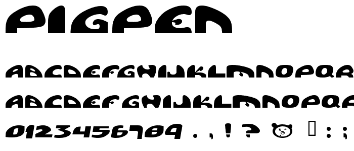 Pigpen font