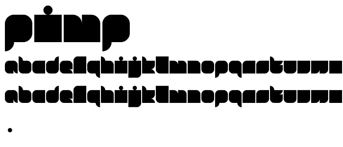 Pimp font