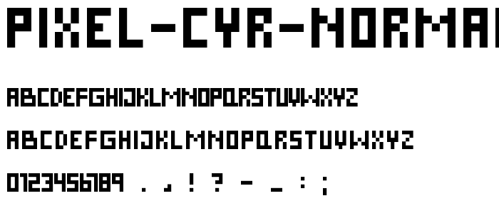 Pixel Cyr Normal police