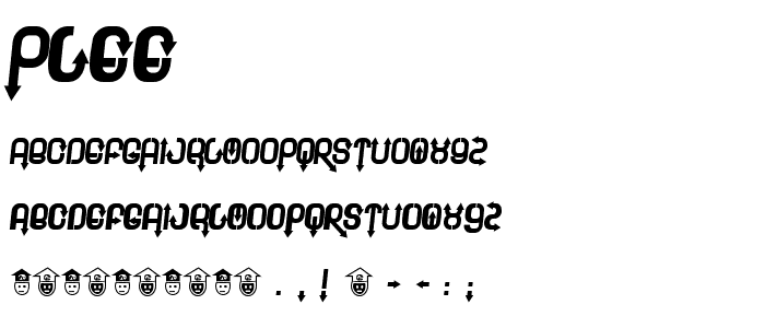 Plee font