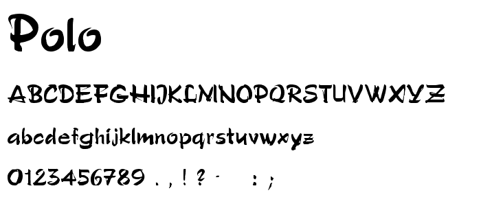 Polo font