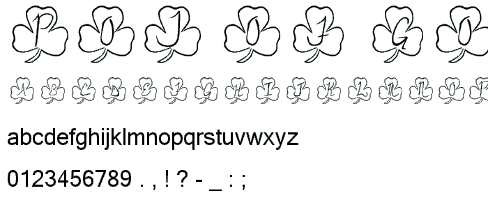 Pot of Gold font