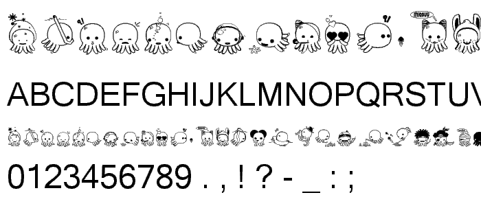 Poulpi Font police