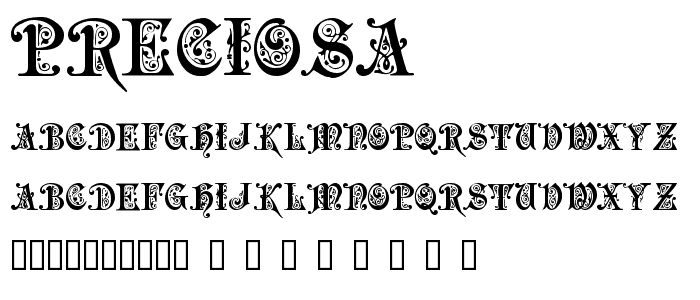 Preciosa font