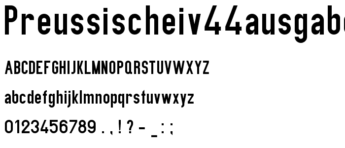 PreussischeIV44Ausgabe3 font
