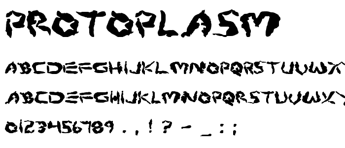 Protoplasm font