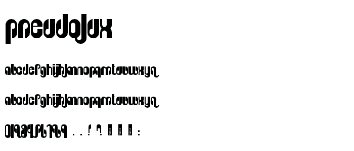 Pseudolux font