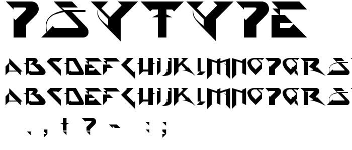 PsyType font
