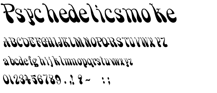 PsychedelicSmoke font