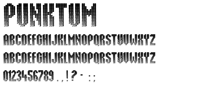 Punktum font