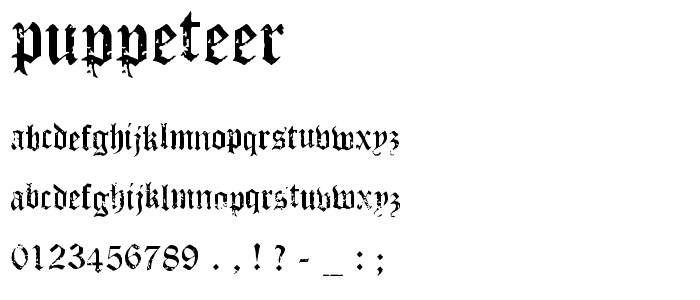 Puppeteer font