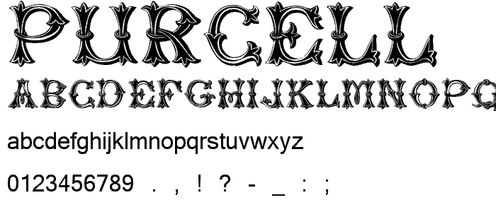 Purcell font