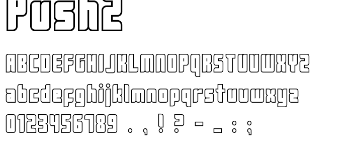 Push2 font