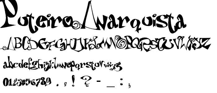 PuteiroAnarquista font