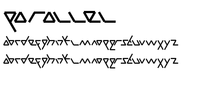 parallel font
