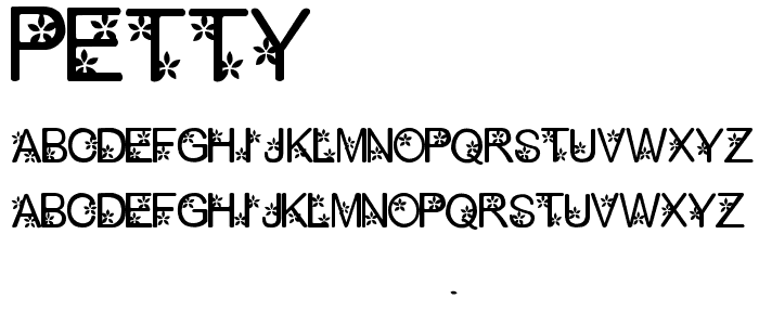 petty1.0 font