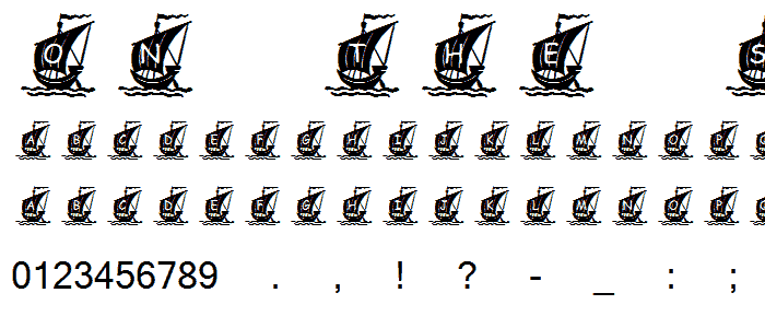 pf on the sea1 font