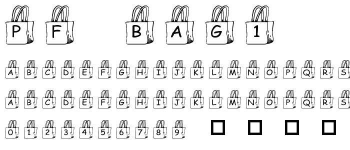 pf_bag1 font