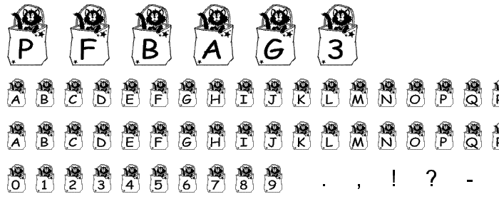 pf_bag3 font