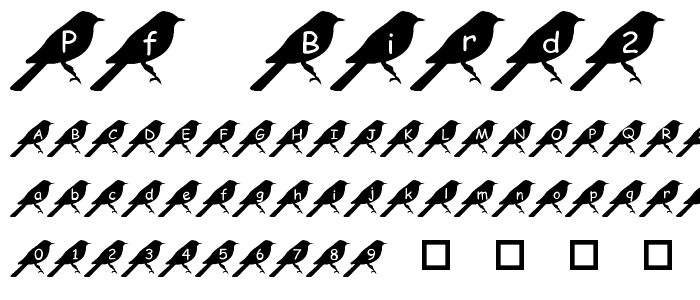 pf_bird2 font