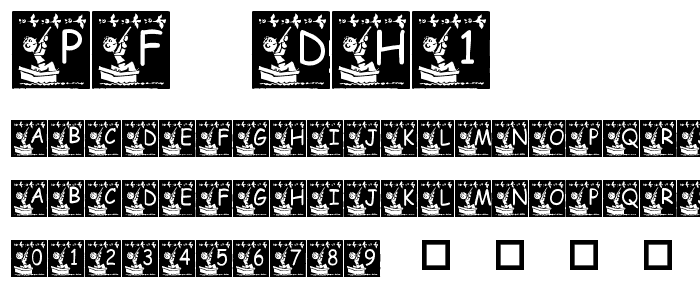 pf_dh1 font