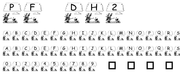 pf_dh2 font