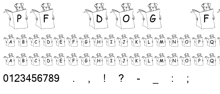 pf_dog2 font