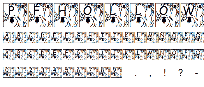 pf_holloween3 font