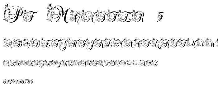 pf_monster-3 font