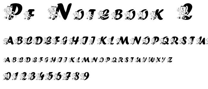 pf_notebook-2 font