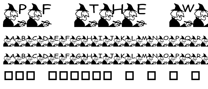 pf_the witch font