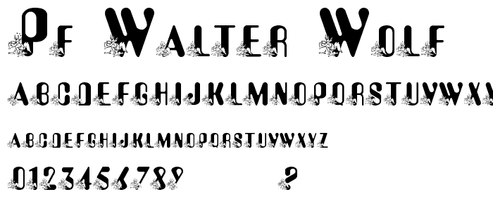 pf_walter_wolf font