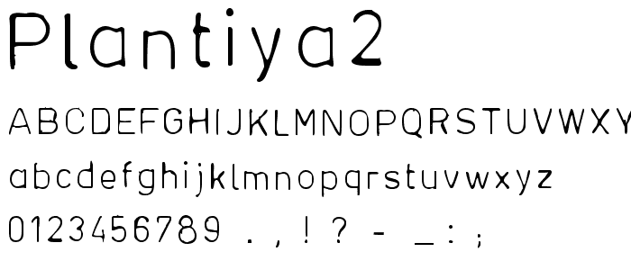 plantiya2 font